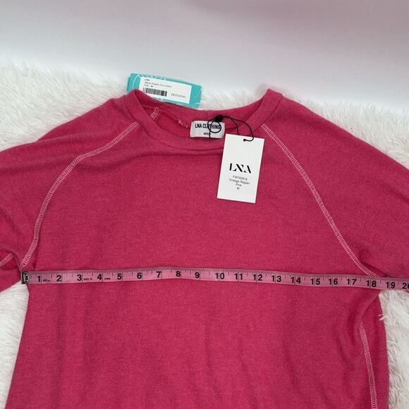 LNA Pink Sweater Size Medium - Picture 9 of 10